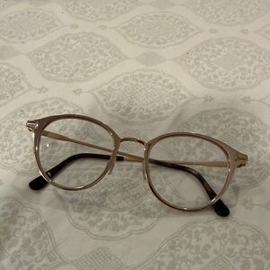 Gold tom ford glasses